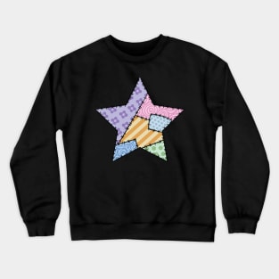 Patchwork Crewneck Sweatshirt